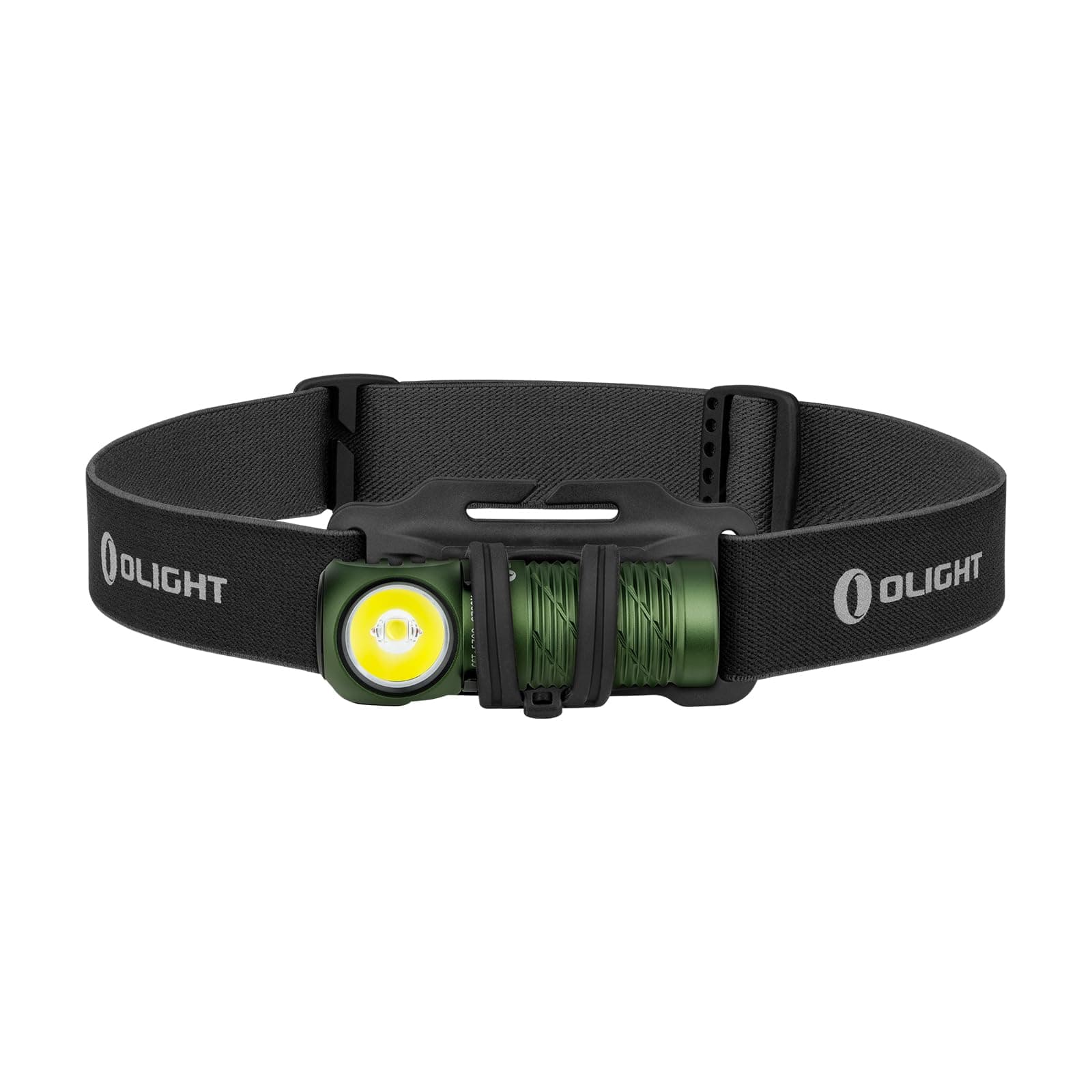OLIGHT Perun 2 Mini LED Stirnlampe 1100 Lumen 150 Meter, USB Wiederaufladbare EDC Taschenlampe mit Rotlicht, 5 Lichtmodi Wasserdichte Kopflamp mit Stirnband für Campen, Notfälle KaltweißGrün