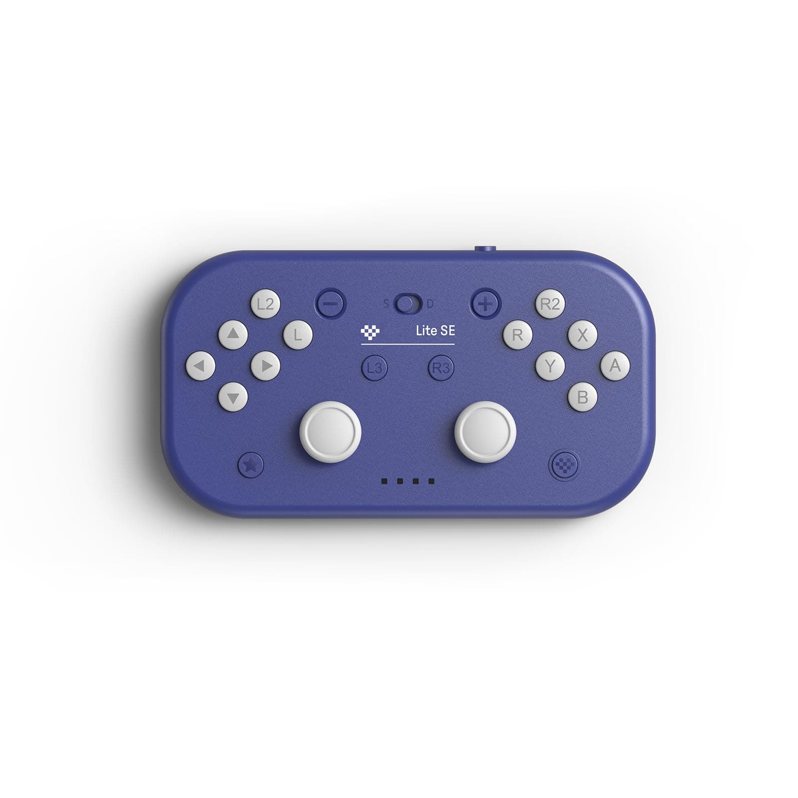 8bitdo Lite SE Bluetooth Gamepad for Switch, Android, iPhone, iPad, macOS and Apple TV, for Gamers with Limited Mobility (Purple)