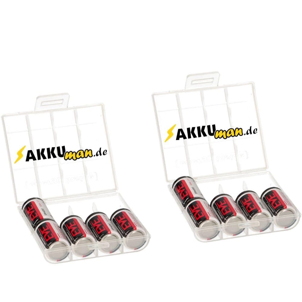 10x EVE Lithium 3,6V Batterie ER14250 1/2 AA ER 14250 + 2X Box