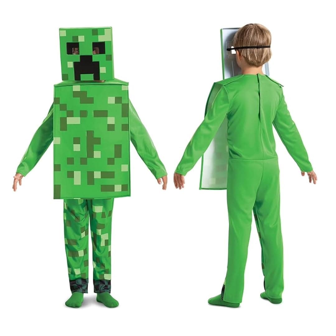 Disguise Creeper Fancy Dress Intl, 7-8 Jahre, Grün