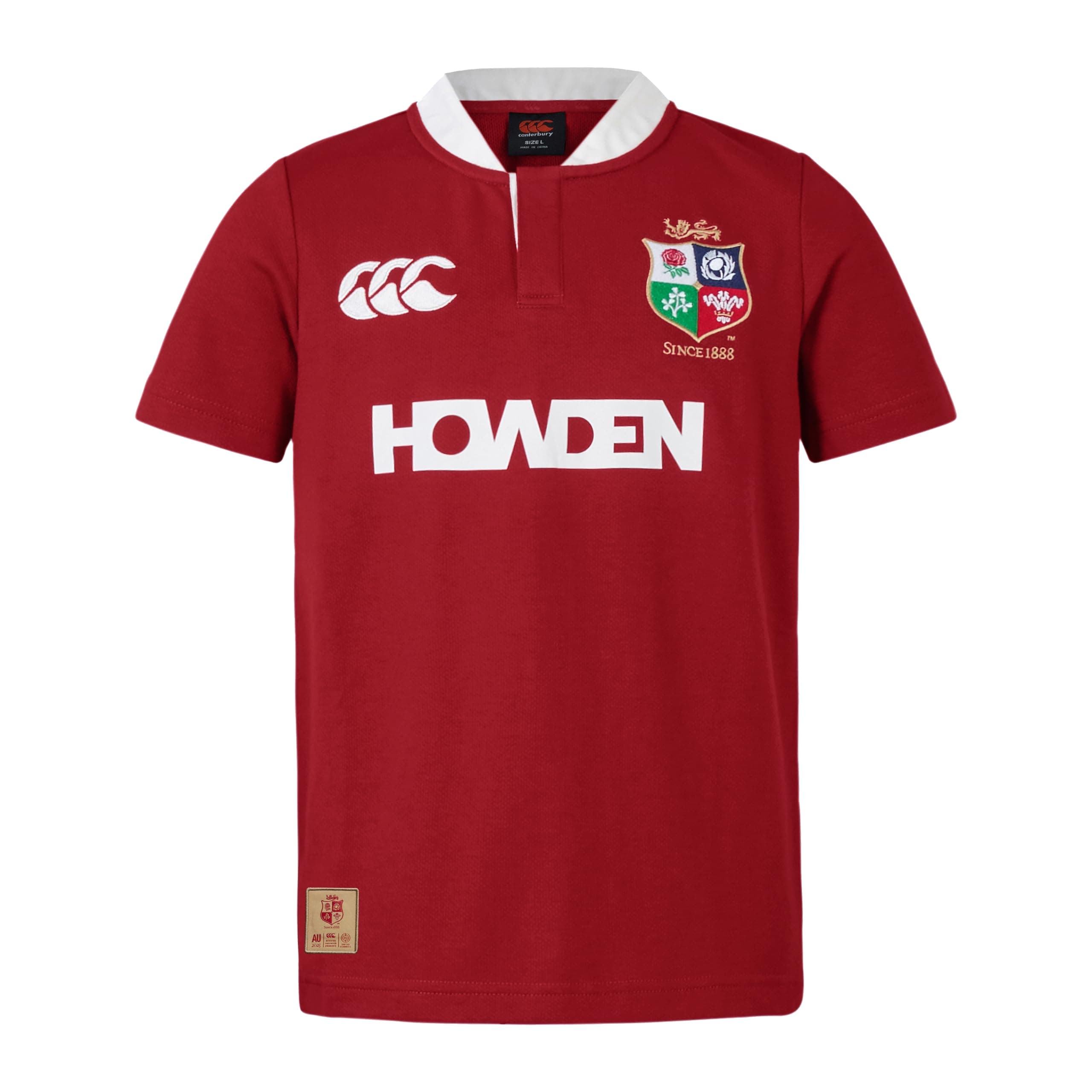 Canterbury Unisex British and Irish Lions Ss Classic Hemd, Rote Dahlie, XXS