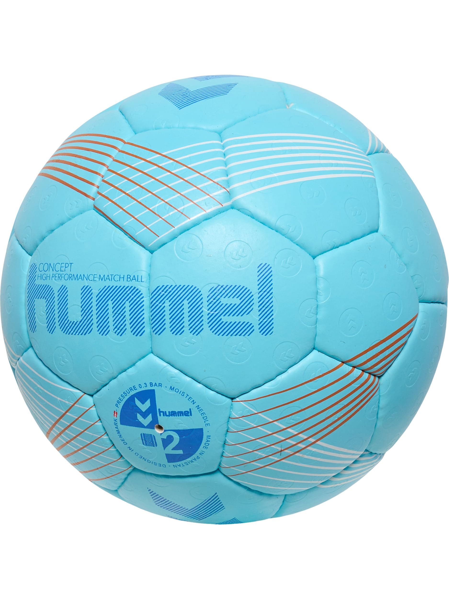 hummel Unisex – Erwachsene Concept Hb Handball, Blue/ORANGE/White, 2 EU